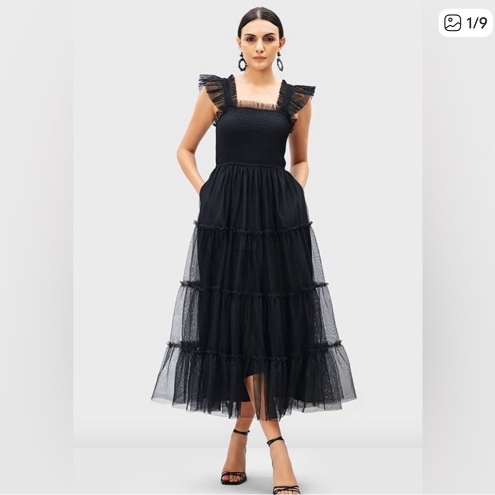 The Tulle Ellie Nap Dress Black size M